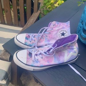 Tie-dye high top Converse